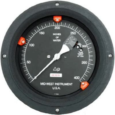 Mid-West Differential Pressure Gauge and Switch, Model 116 Cryogenic Bellow Type